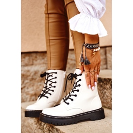 S.Barski Cizme de damă Alb Kognito 1