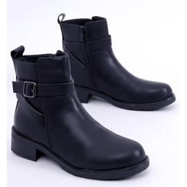 Cizme chelsea uni pentru femei Rubio Black negru 1