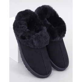 Pantaloni scurti emus împodobiți cu blană Fraley Black negru 1