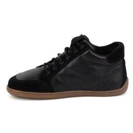 WASAK Pantofi izolați din piele pentru femei Barefoot 0766W negru 1