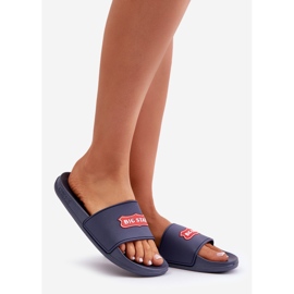 Flip-flops pentru femei Big Star OO274039 Bleumarin albastru 7