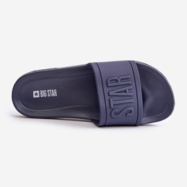 Șlapi de damă Big Star DD274A269 Albastru bleumarin 6