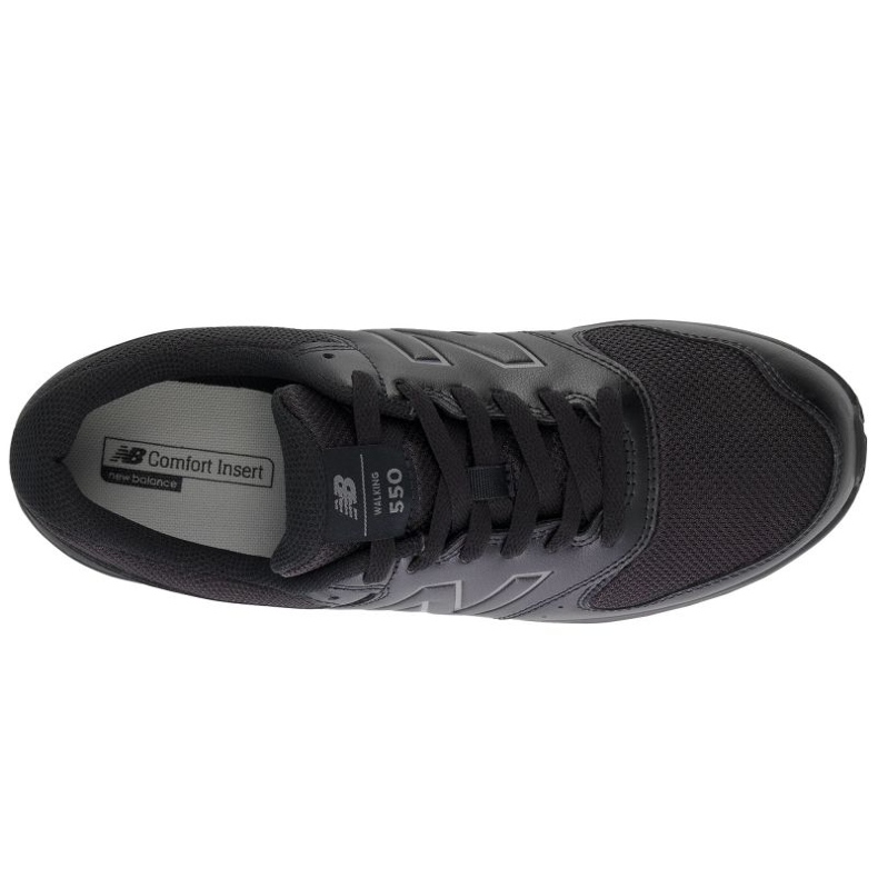 Pantofi sport pentru bărbați, pantofi de antrenament New Balance 550, negri (MW550BK4) negru 1 Pantofi sport pentru bărbați, pantofi de antrenament New Balance 550, negri (MW550BK4) negru 1