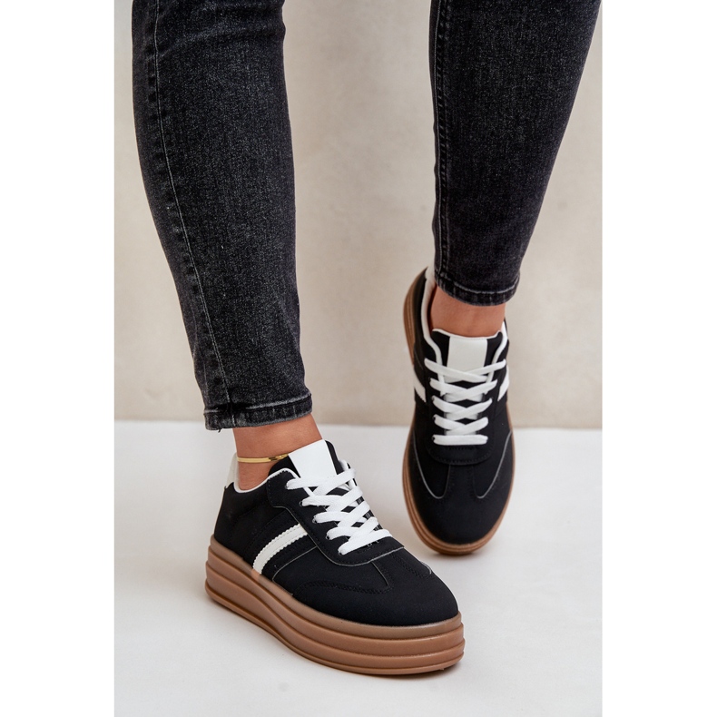 Pantofi de damă cu platformă Dravinnia negru 2