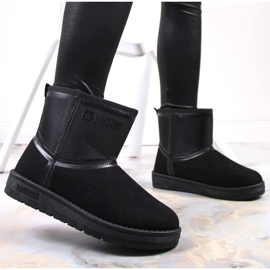 Cizme negre pentru zapada pe platforma Big Star W INT1751B negru 1
