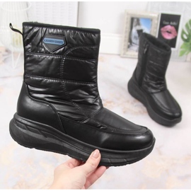 Cizme sport de iarna cu fermoar Filippo W PAW396B negru 1