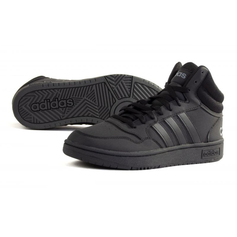Pantofi Adidas Hoops 3.0 Mid GV6683 negru 1