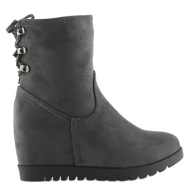 Botine gri gri ZH727 gri 1