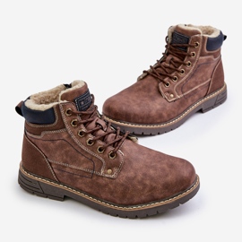 Trappers izolați pentru bărbați din piele ecologică, Venredia maro 2 Trappers izolați pentru bărbați din piele ecologică, Venredia maro 2