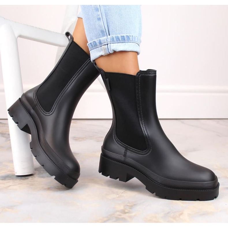 Big Star Wellingtons W INT1921 negru 2