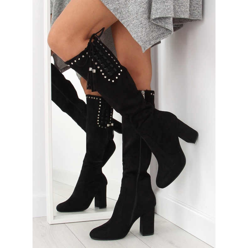 Tocuri înalte clasice negre negru 1