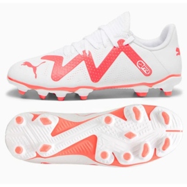 Pantofi Puma Future Play FG/AG Jr 107388-01 alb 1