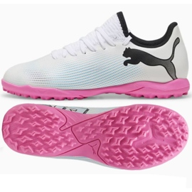 Pantofi Puma Future 7 Play Tt Jr 107737 01 alb 1
