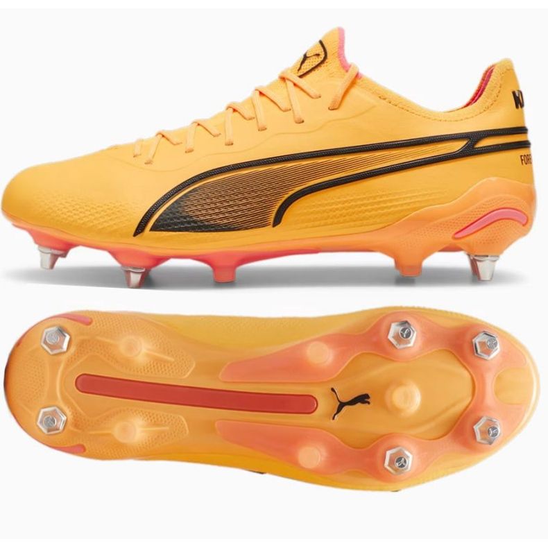 Pantofi Puma King Ultimate MxSG 107562 04 portocale 1 Pantofi Puma King Ultimate MxSG 107562 04 portocale 1
