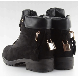 Cizme negre din lemn pentru femei AT-0623-L Negre negru 2 Cizme negre din lemn pentru femei AT-0623-L Negre negru 2