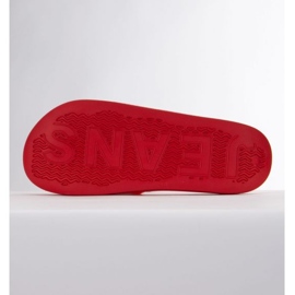 Slapi Tommy Hilfiger Pool Slide Ess EM0EM01191 Xnl roșu 4