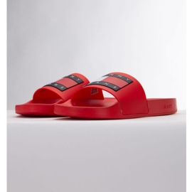 Slapi Tommy Hilfiger Pool Slide Ess EM0EM01191 Xnl roșu 5