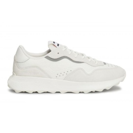 Pantofi Tommy Hilfiger Runner Mix Meterial M EM0EM01381YBL alb 1