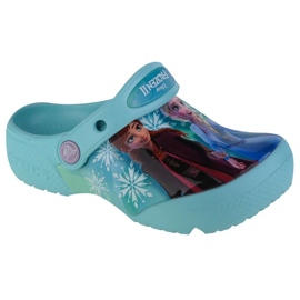 Saboți Crocs Fl Disney Frozen Ii T Clog Jr 206804-4O9 albastru 4