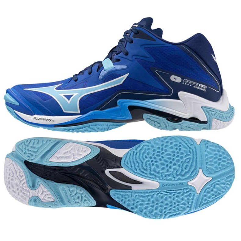Pantofi Mizuno Wave Lightning Z8 Mid V1GA240501 albastru 1