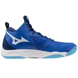 Pantofi Mizuno Wave Momentum 3 Mid V1GA231701 albastru 3