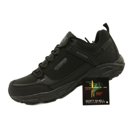 Pantofi de trekking pentru bărbați SOFTSHELL DK negri negru 5 Pantofi de trekking pentru bărbați SOFTSHELL DK negri negru 5