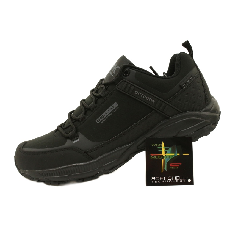 Pantofi de trekking pentru bărbați SOFTSHELL DK negri negru 5 Pantofi de trekking pentru bărbați SOFTSHELL DK negri negru 5