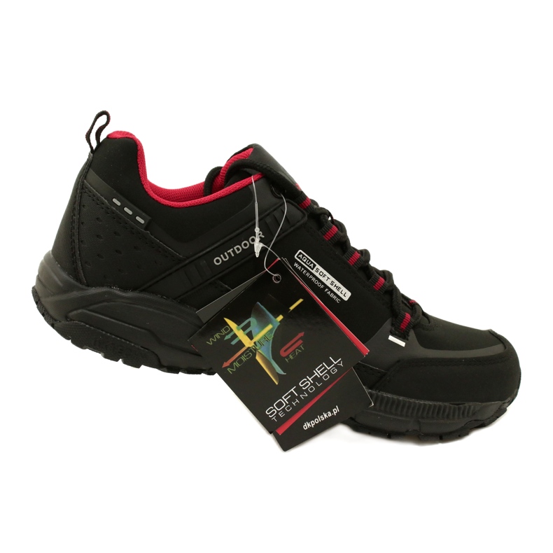 Pantofi de trekking SOFTSHELL Oversize DK 1096 negri negru 5