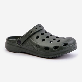 Sandale Flip-flops pentru bărbați pentru piscină de grădină verde închis 1 Sandale Flip-flops pentru bărbați pentru piscină de grădină verde închis 1