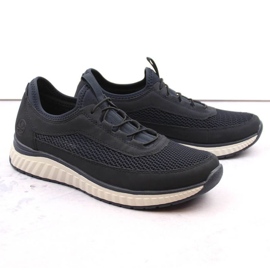 Pantofi comozi Rieker M RKR657, bleumarin 1