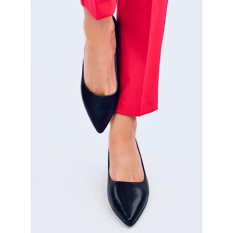 Crafts Pompe negre cu toc jos negru 1