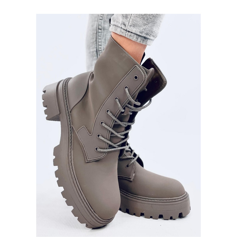 Botine Tamar Green cu siret - Inello verde 1