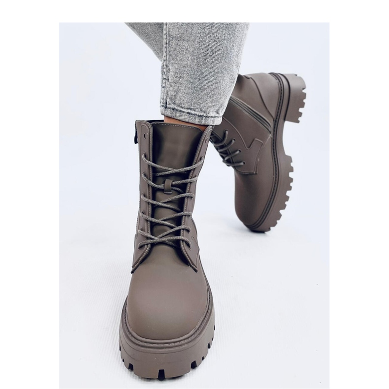 Botine Tamar Green cu siret - Inello verde 2