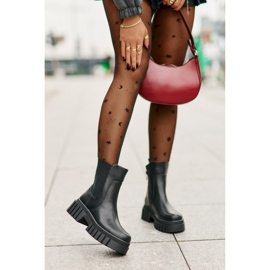 S. BARSKI S.Barski HY42-975 Ghete Chelsea negre negru 1 S. BARSKI S.Barski HY42-975 Ghete Chelsea negre negru 1