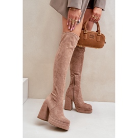 Model 8669 Cizme bej 1 Model 8669 Cizme bej 1