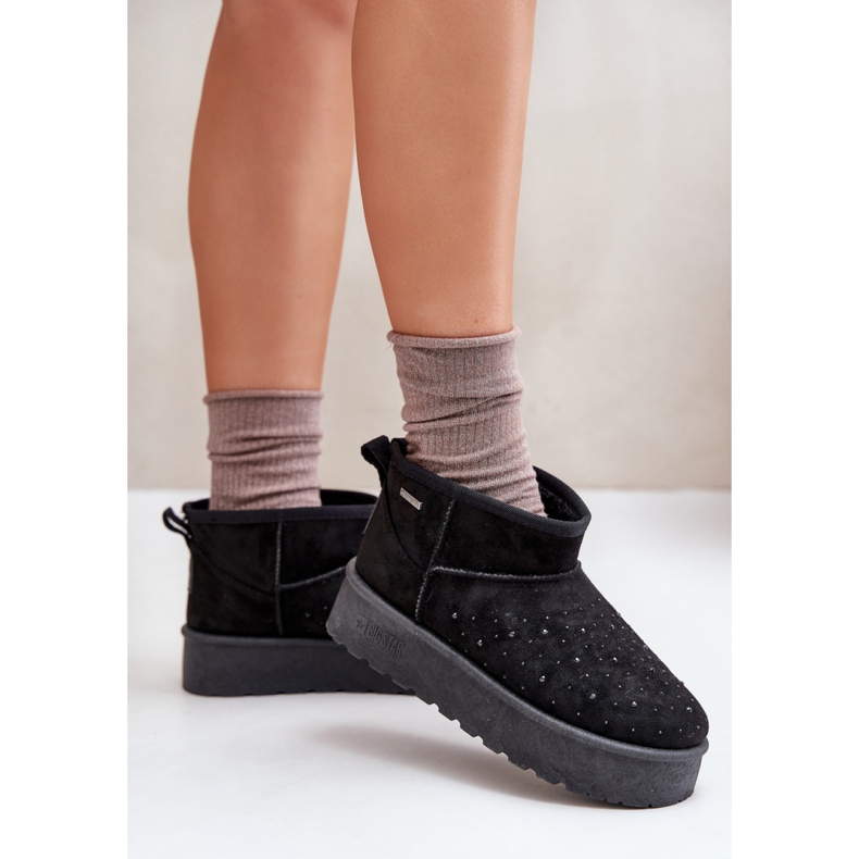 Big Star OO274A105 Cizme negre pentru zapada negru 1