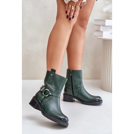 Botine Zazoo 60480 Verde Inchis 1