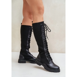 Model 9060 Cizme negre negru 1