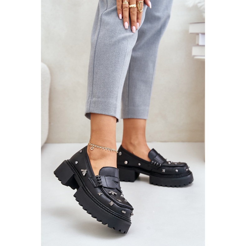 Pantofi Model Da MR880-102 Piele Neagra negru 1