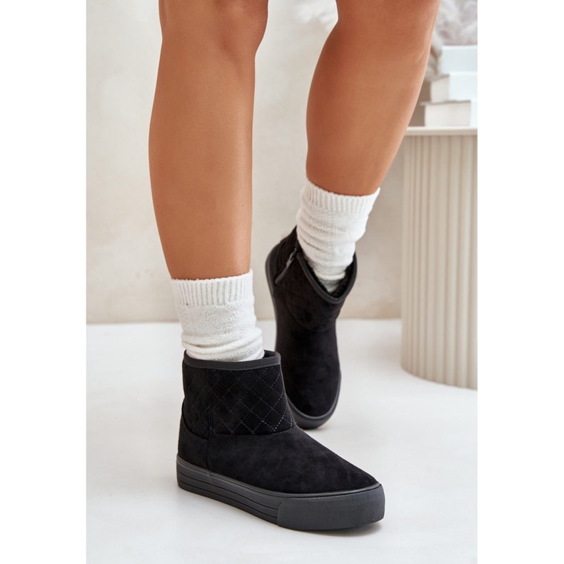 Big Star OO274A522 Cizme negre pentru zapada negru 1