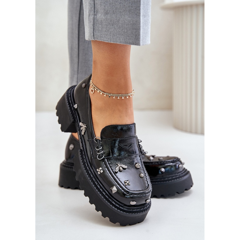 Pantofi Model Da MR880-103 Lac Negru 1