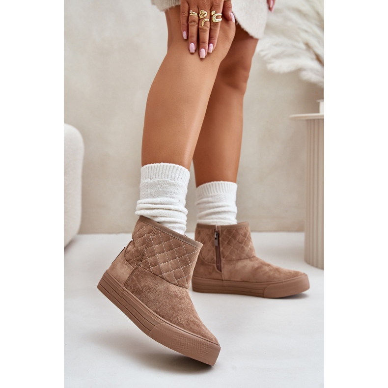 Cizme de zăpadă Big Star Beige bej 1 Cizme de zăpadă Big Star Beige bej 1