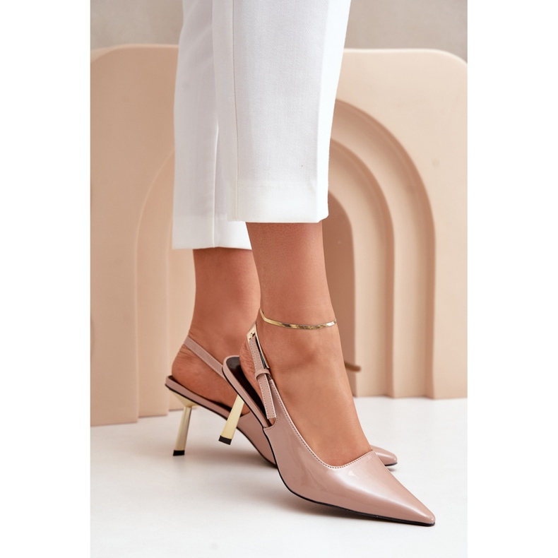 Tocuri înalte Model CH878 Bej 1