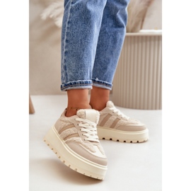 Pantofi sport Model 24886 Bej 1