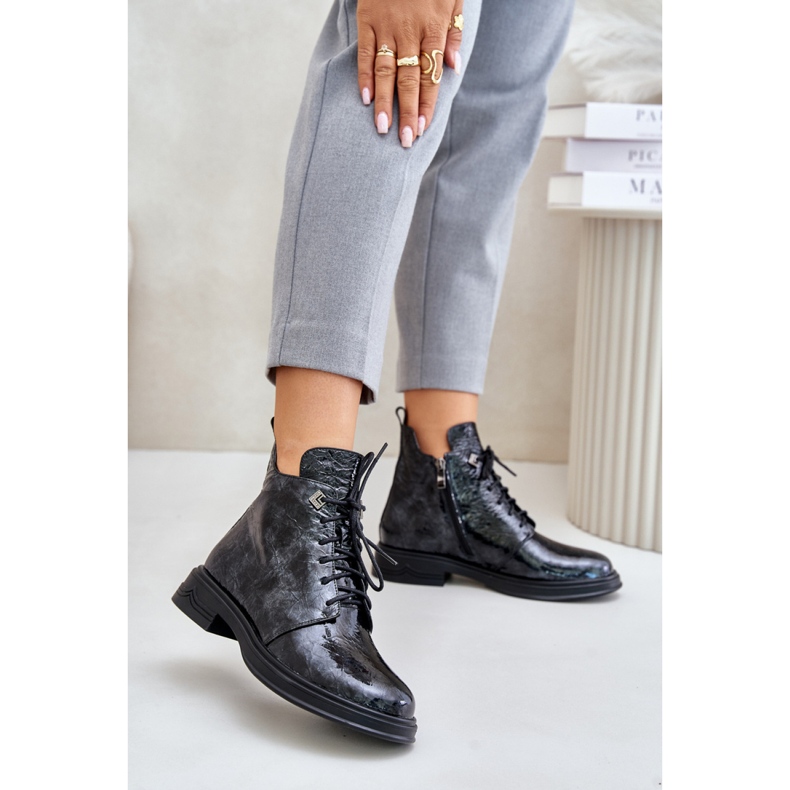 Da LZ42-042 Botine negre/gri negru 1