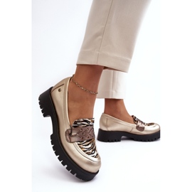 Maciejka 06195-25 Pantofi aurii galben 2 Maciejka 06195-25 Pantofi aurii galben 2