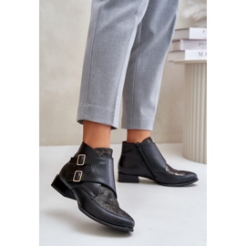 Maciejka 06696-01 Cizme negre negru 1