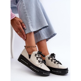 S. BARSKI Pantofi S.Barski LR620 Beige - bej 1