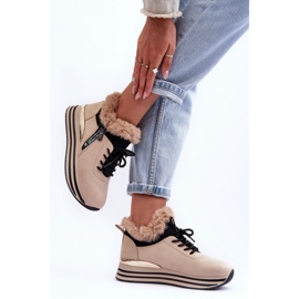 Pantofi sport Model 21-Q99 bej 2