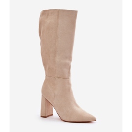 Step in style Cizme Model Lannetea MVP315 Bej Deschis - Pas in stil 2